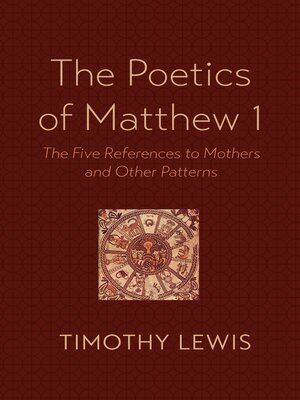 cover image of The Poetics of Matthew 1